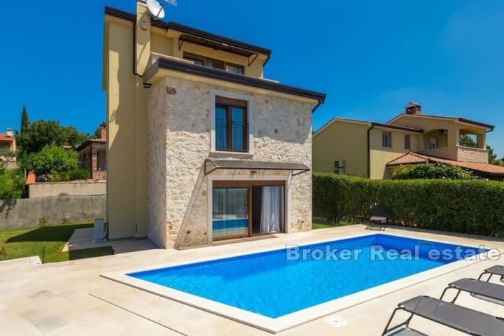 Stone house with pool