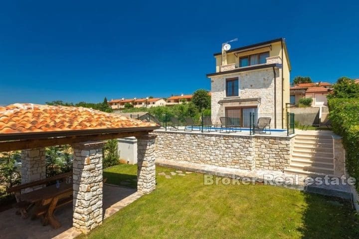 Stone house with pool