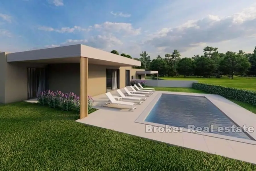Moderní dům s bazénem