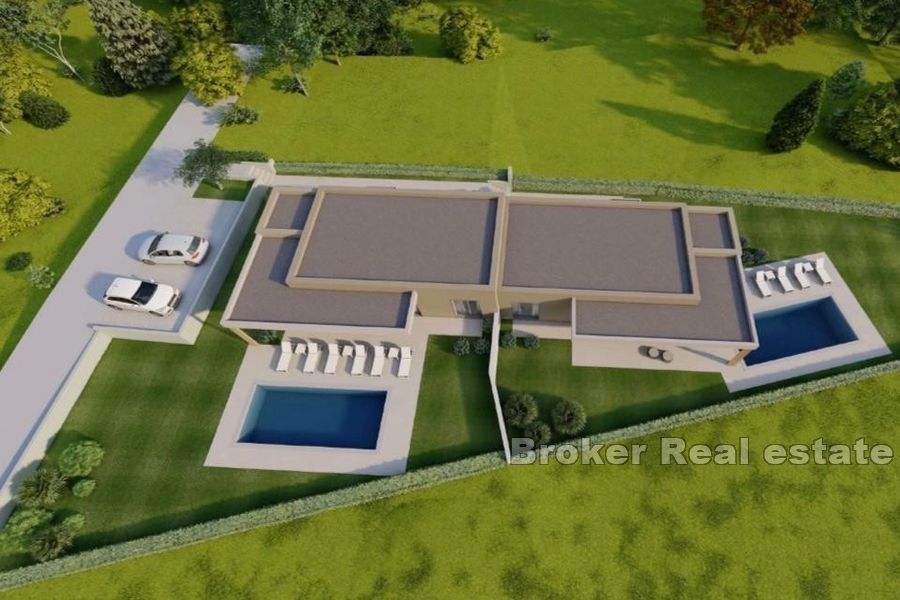 Moderní dům s bazénem