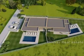 Modern house with pool