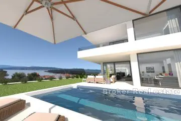Modern villa with a pool