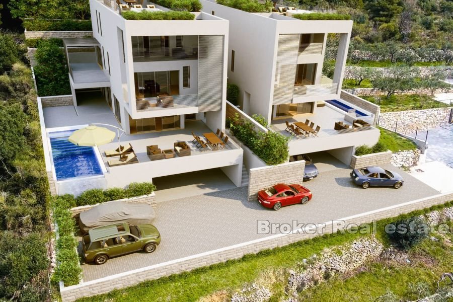 Luxury villas with pool