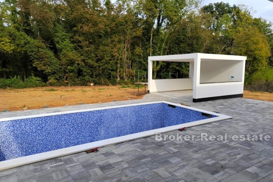 Modern house with swimming pool