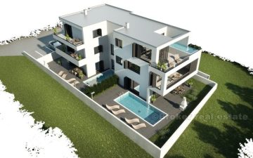 Modern apartment building, for sale