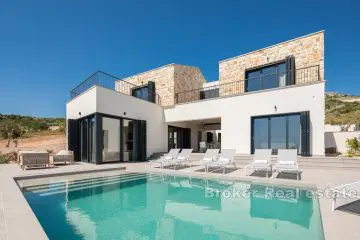 Villa avec un mélange unique de moderne et rustique