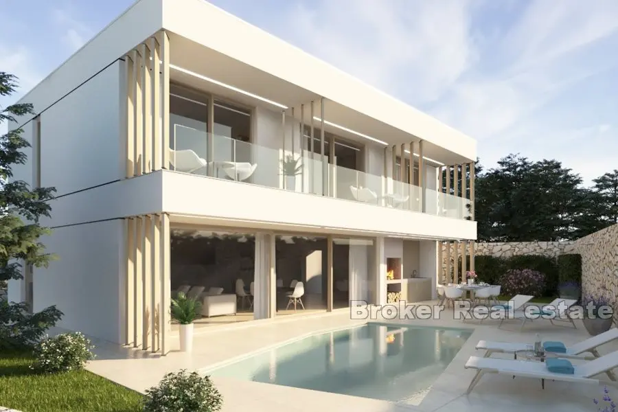 Villa moderne de nouvelle construction avec vue mer