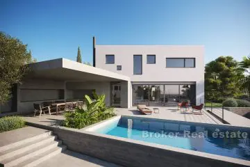 Newly built modern villa with pool