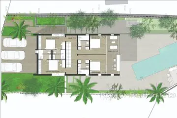Building plot with building permit