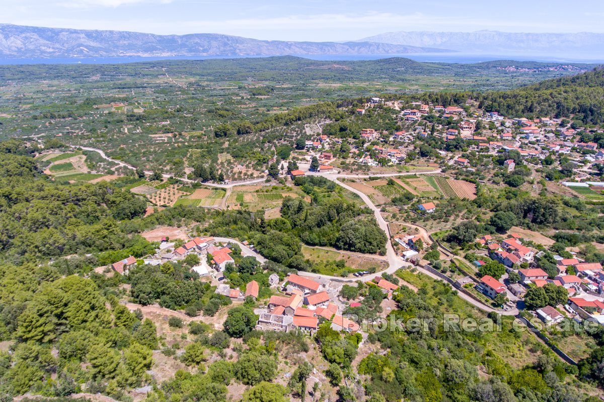 Hus i hjertet av øya Hvar