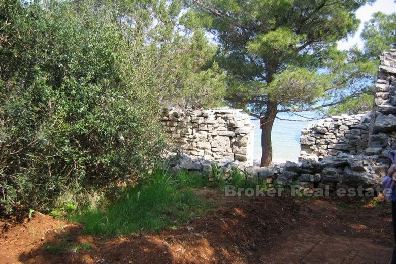 Stone ruins by the sea, for sale