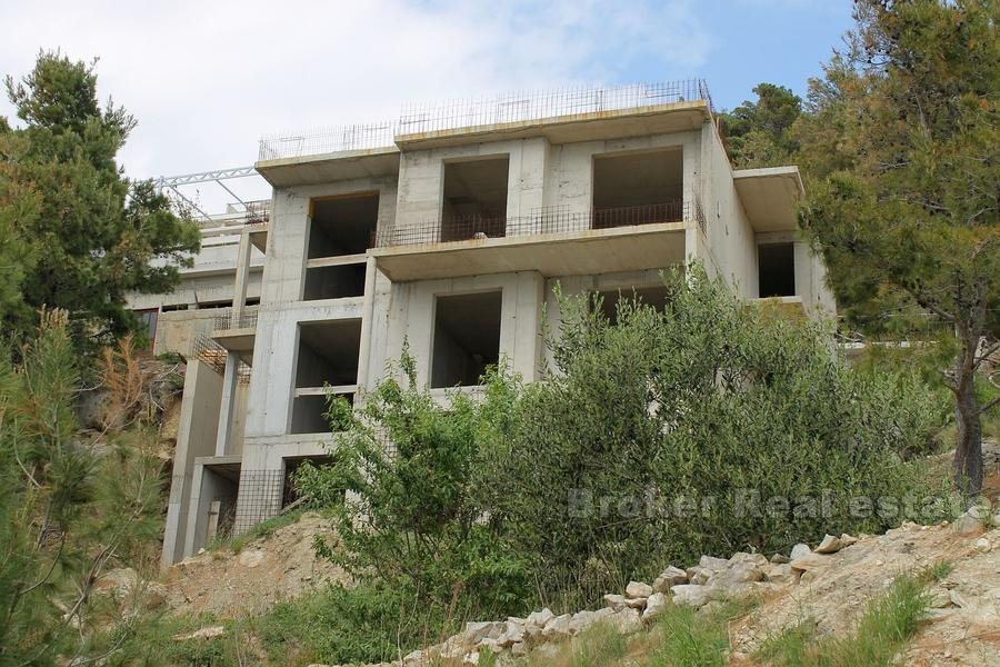 House, unfinished, for sale, Brela