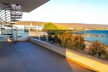 Newly built apartment, waterfront, for sale