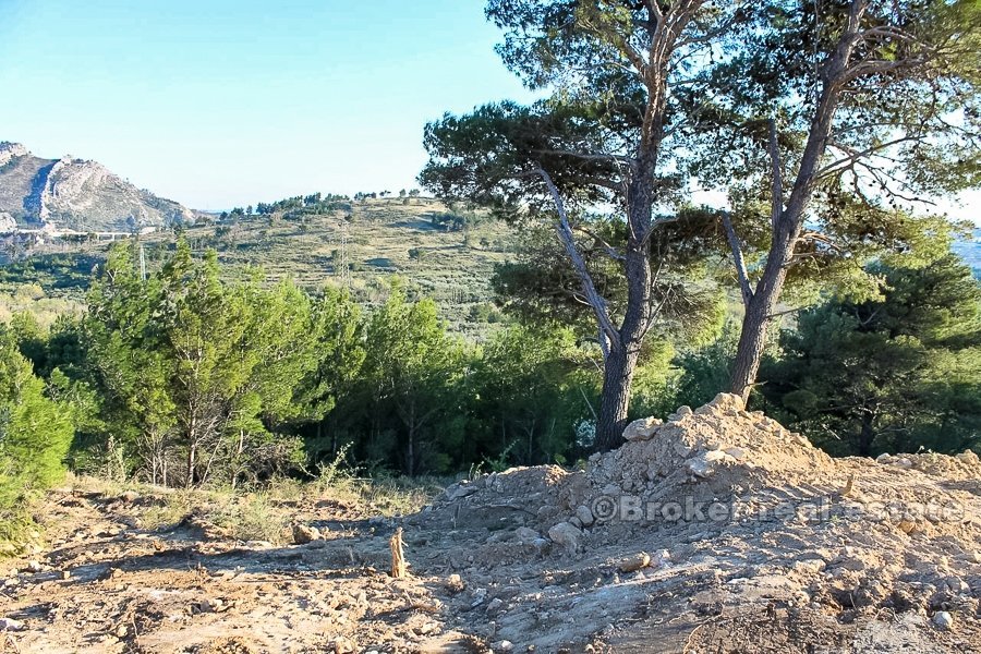 Building plot with view on Split, for sale