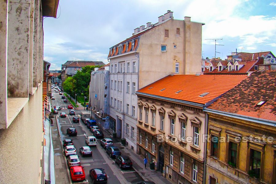 Forretningsområder i sentrum av Zagreb