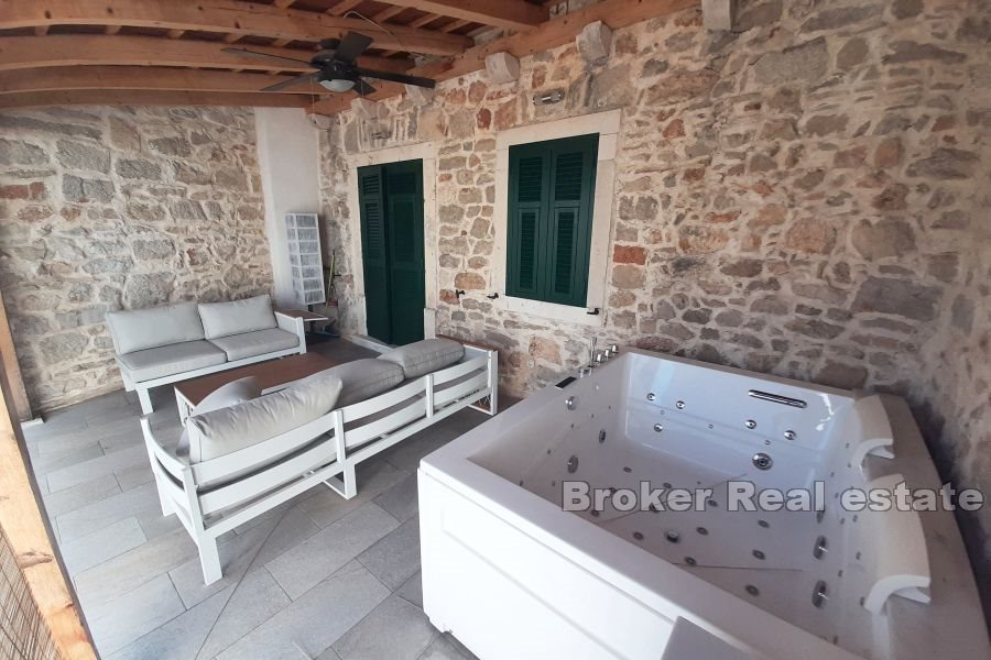 Renovated stone house with swimming pool