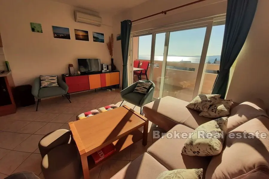 Dwupokojowy apartament z otwartym widokiem na morze
