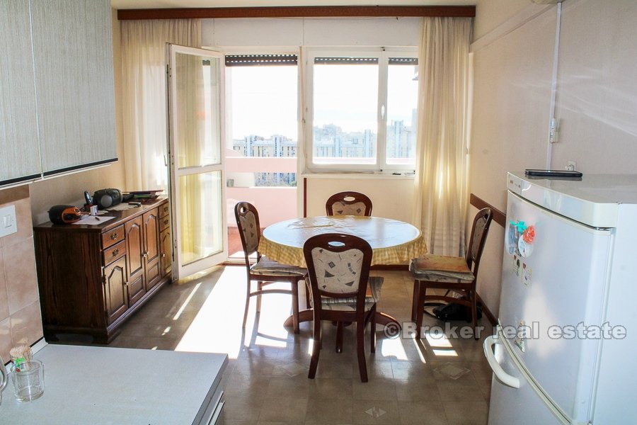 Split 3, 3-ložnicový apartmán, výhled na moře, na prodej