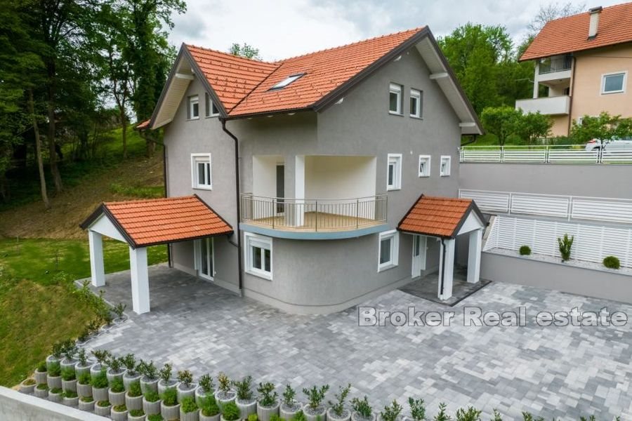 Detached house with two apartment