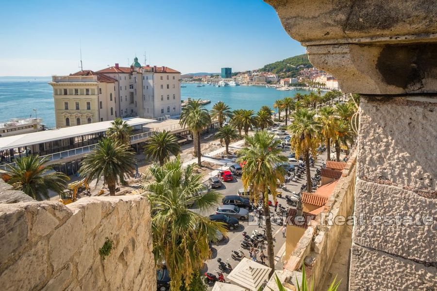 Split sentrum, eksklusiv leilighet med havutsikt