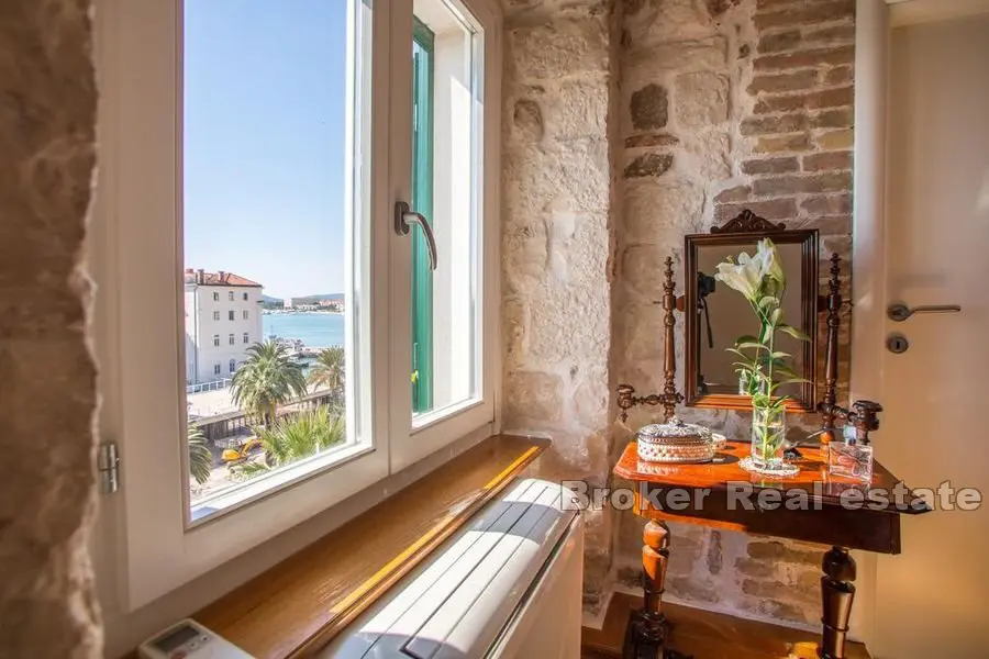 Split centrum, ekskluzywny apartament z widokiem na morze