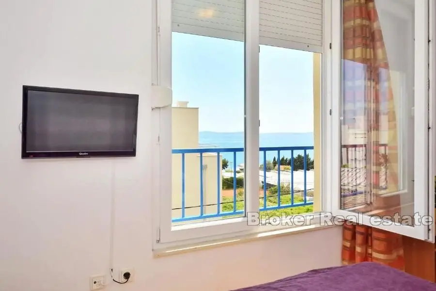Жнян, двухэтажная квартира с видом на море