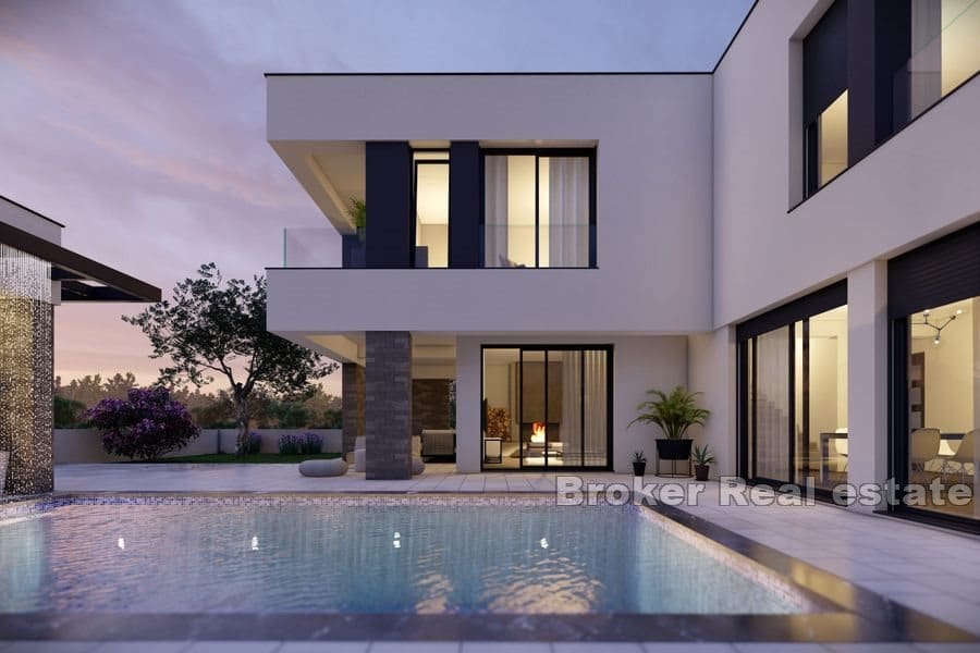Maison moderne avec piscine