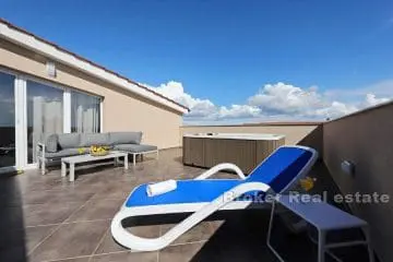 House with pool near the sea