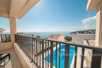 Newly built house with a sea view