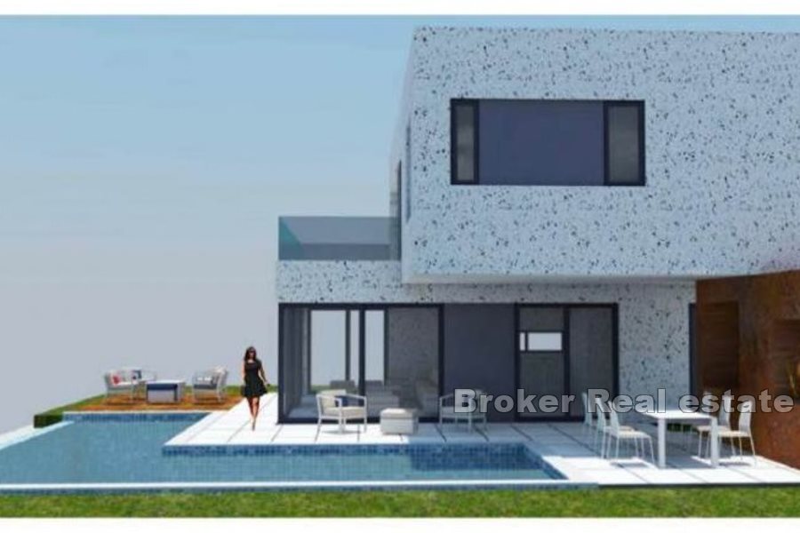 Villa with swimming pool, in development