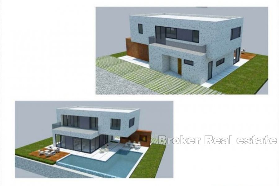 Villa avec piscine, en développement