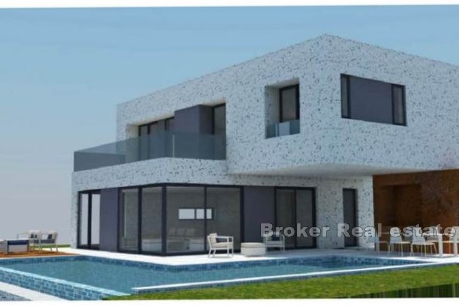 Villa avec piscine, en développement