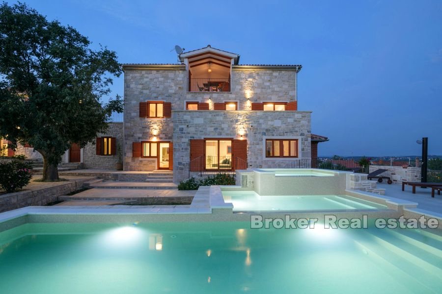 Newly built luxury stone villa