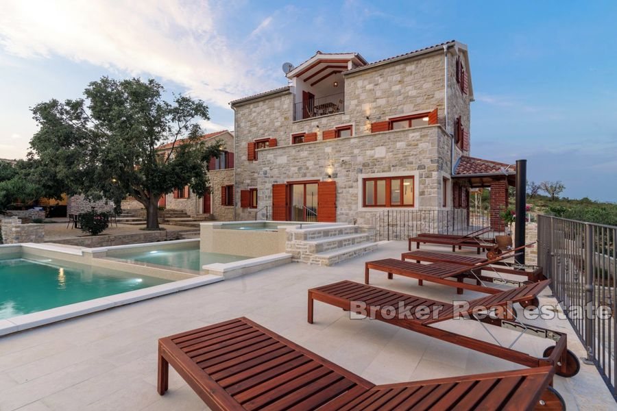 Newly built luxury stone villa