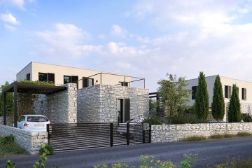 Modern villas with pool