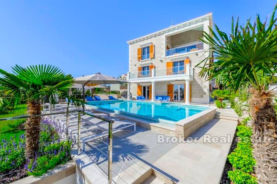 Newly built stone villa with sea view