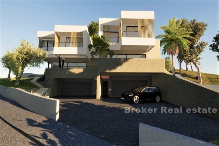 Newly built villa with sea view