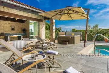 Luxury stone villa with swimming pool