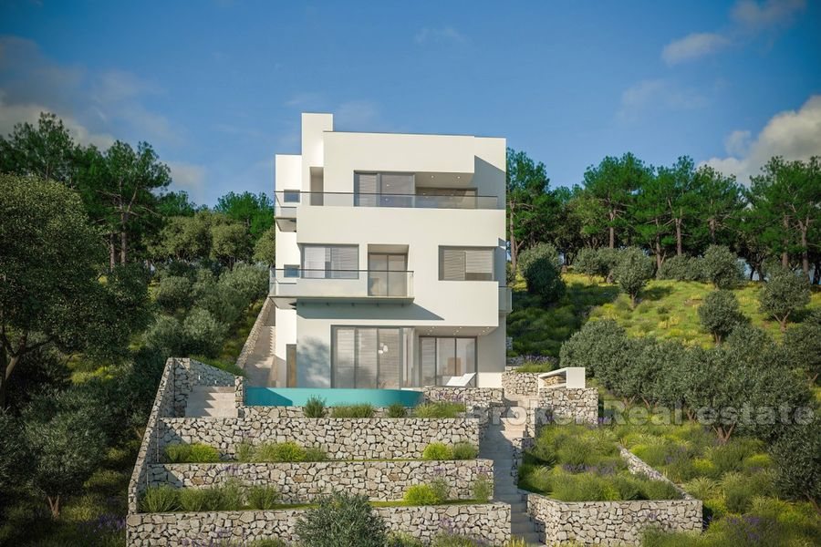 Modern villa by the sea for sale