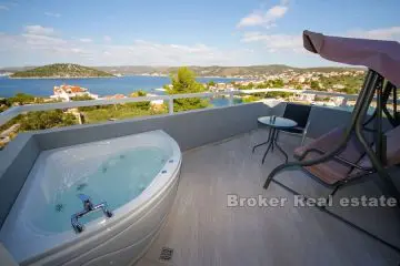 Newly built apartment house with swimming pool