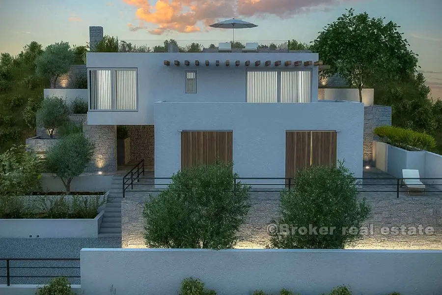 Maison avec projet de villa, à vendre