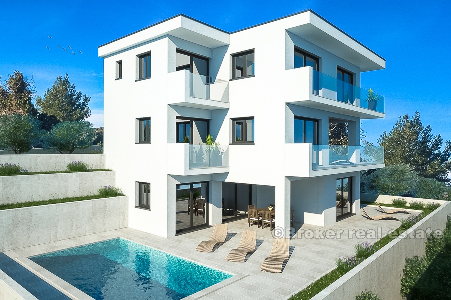 Attractive, new built, modern villa