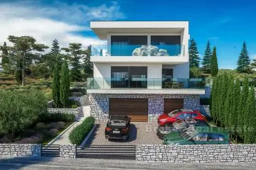 Very attractive, modern villa with swimming pool