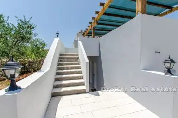 Newly built smaller house with pool