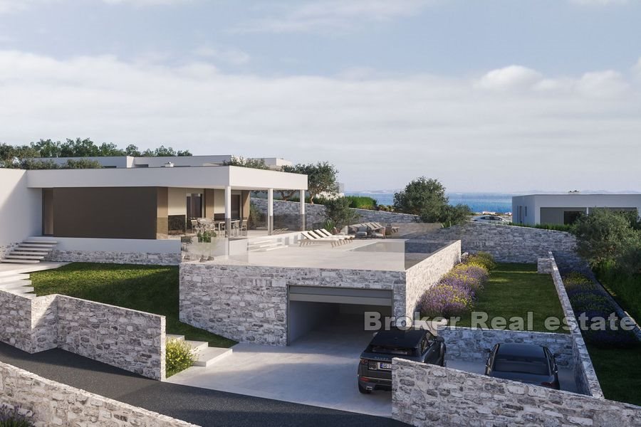 Villa with panoramic sea view