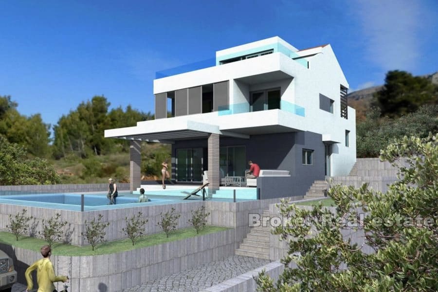 Neu gebaute Villa mit Swimmingpool