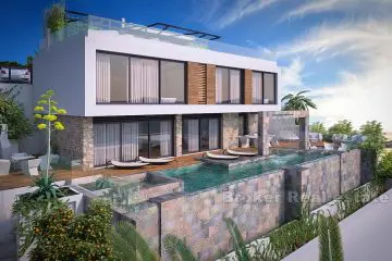 Two luxury villas with swimming pool