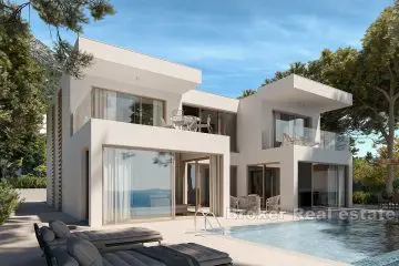 Villa en construction en première ligne de mer