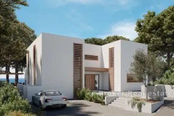 Villa en construction en première ligne de mer