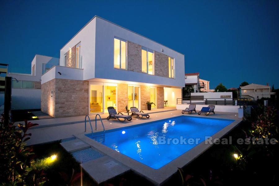 Modern family villa with swimming pool